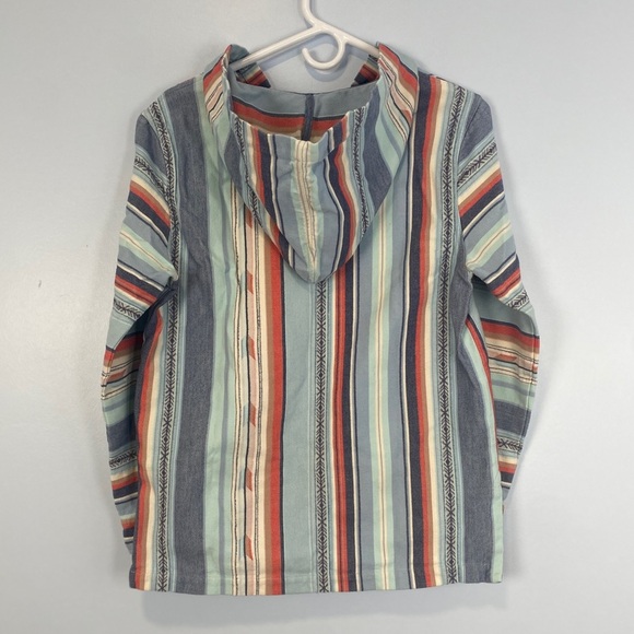 Faherty Womens Baja Hoodie Sierra Paradise Cotton Blend Sz Medium M Aztec Cozy - Picture 9 of 9